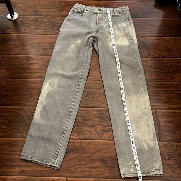 Vintage Levi’s Gray 501 Student Button Fly Closure Jeans - Picture 5 of 14